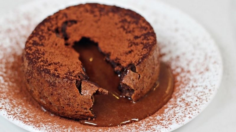 How to make melted milo lava cake without baking powder