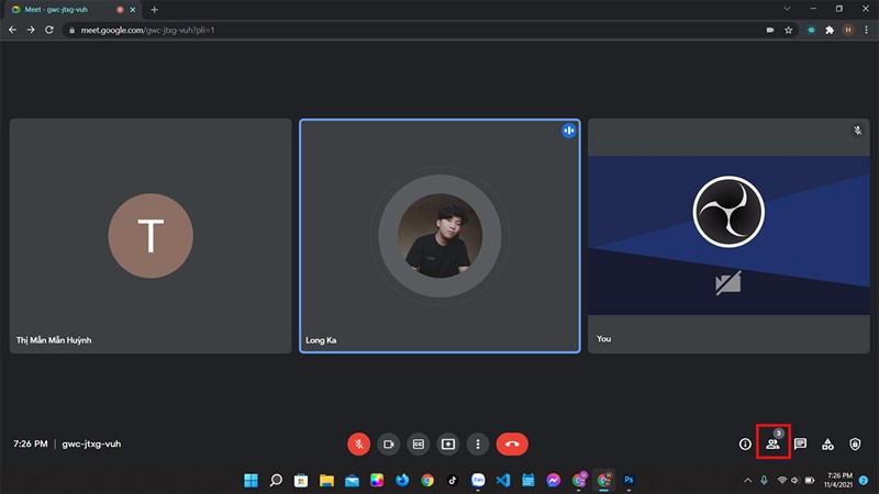 Cách khóa âm thanh người tham gia cuộc họp trên Google Meet