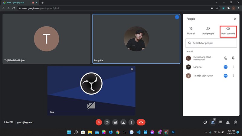 Cách khóa âm thanh người tham gia cuộc họp trên Google Meet