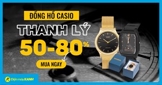 Thanh lý tồn kho - Top 10 đồng hồ Casio giảm từ 50 - 80%, hàng hiệu giảm tiền triệu, giá rẻ như cho