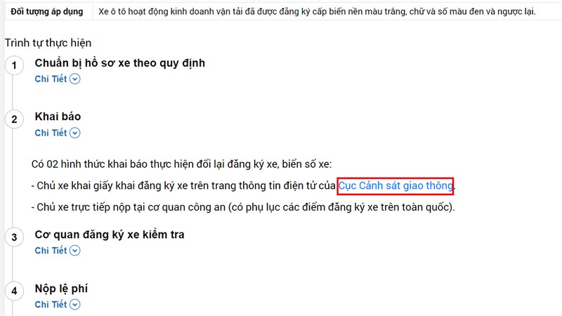 Cách đăng ký đổi biển số vàng