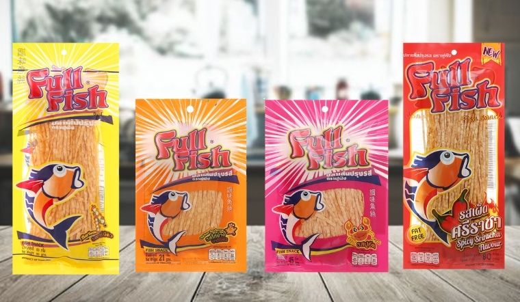 Thưởng thức snack Cá Full Fish dai ngon hấp dẫn, ăn là ghiền