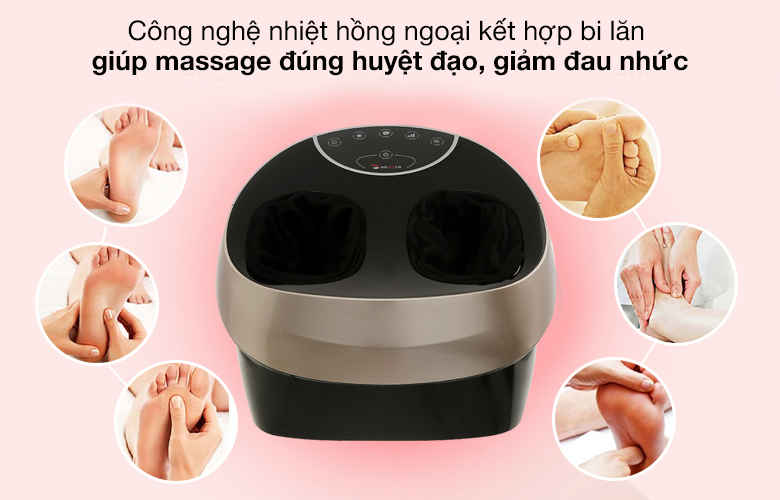 Máy massage chân HASUTA HMF-260 Vàng