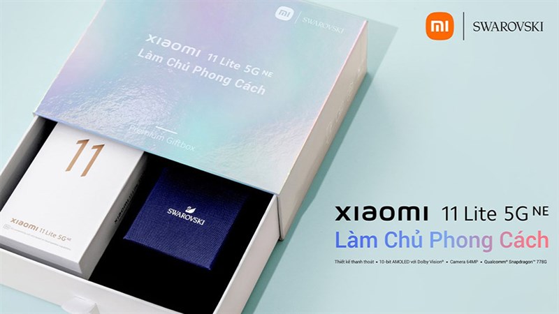 Sắp bán Xiaomi 11 Lite 5G NE kết hợp thương hiệu trang sức Swarovski Sắp bán Xiaomi 11 Lite 5G NE kết hợp thương hiệu trang sức Swarovski