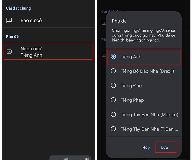 Cách bật phụ đề trên Google Meet