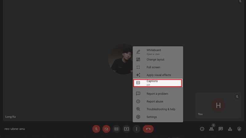 Cách bật phụ đề trên Google Meet