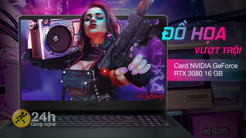 MSI GE76 Raider hoàn toàn có thể đáp ứng tốt các tác vụ liên quan đến đồ họa. MSI GE76 Raider hoàn toàn có thể đáp ứng tốt các tác vụ liên quan đến đồ họa.
