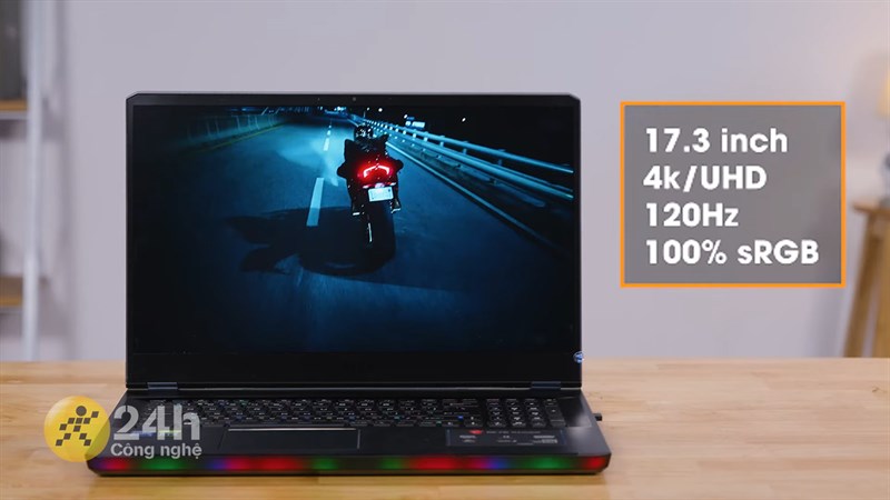 Màn hình 120 Hz của MSI GE76 Raider sẽ cho chúng ta trải nghiệm sử dụng mượt mà hơn. Màn hình 120 Hz của MSI GE76 Raider sẽ cho chúng ta trải nghiệm sử dụng mượt mà hơn.