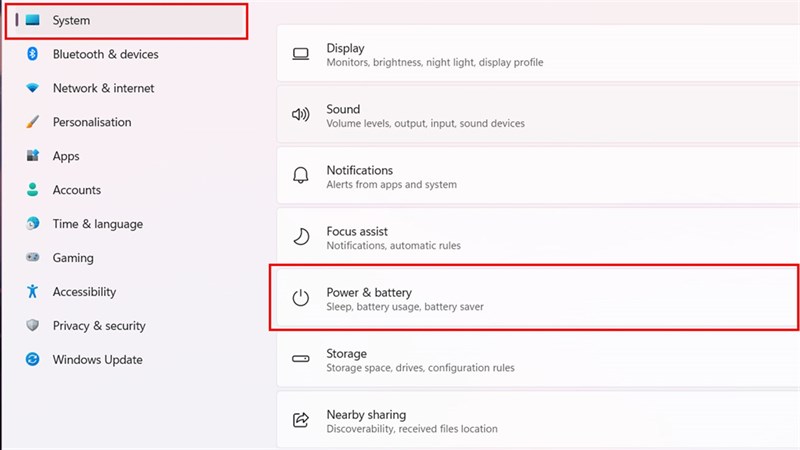 cách kiểm tra thời gian sử dụng pin trên máy tính Windows 11