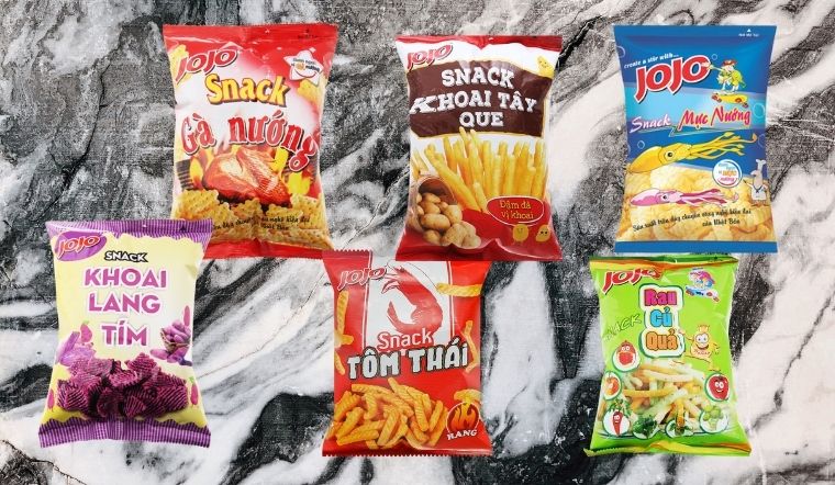 Khám phá các loại snack Jojo thơm ngon, đậm vị ngon mê ly