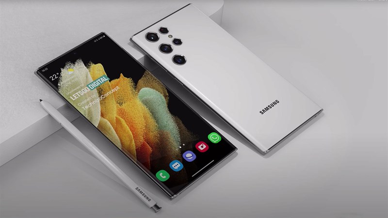Lộ ảnh thực tế S22 Ultra