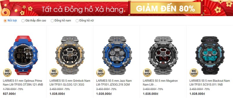 Đồng hồ xả hàng Đồng hồ xả hàng
