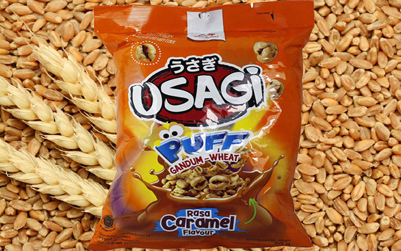 Thiết kế, bao bì snack lúa mạch Usagi