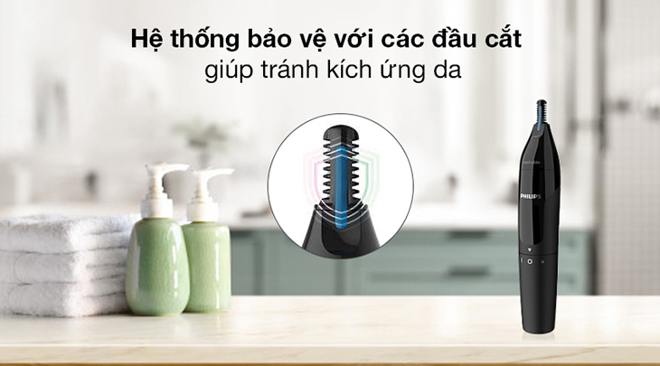 Đầu cắt lượn tròn, không gây kích ứng và trầy xước da