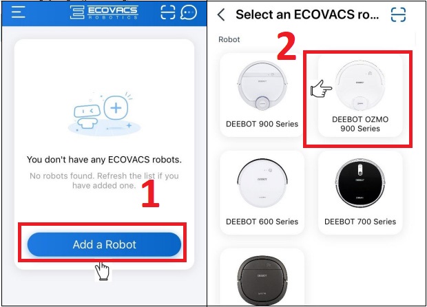 Sau khi bạn đã đăng ký/đăng nhập thành công, bấm Add a Robot