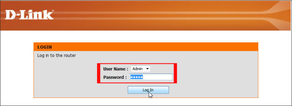 Đăng nhập User Name và Password 