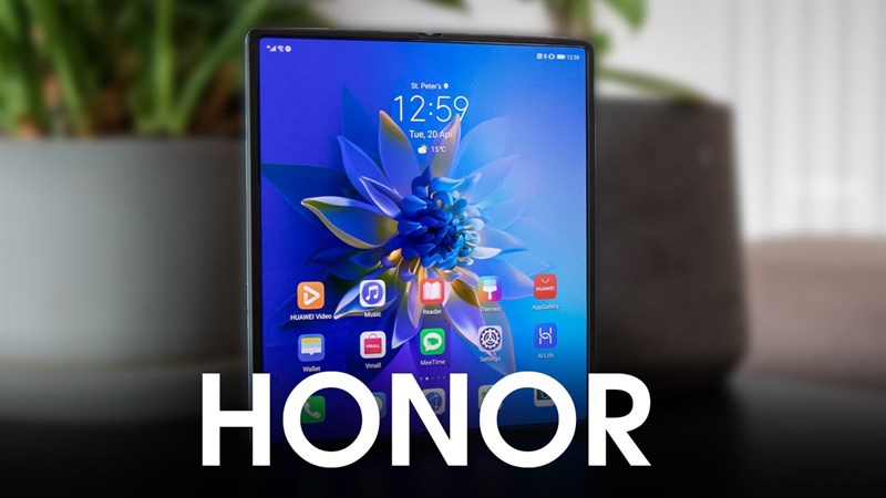 Ảnh minh hoạ điện thoại gập Honor