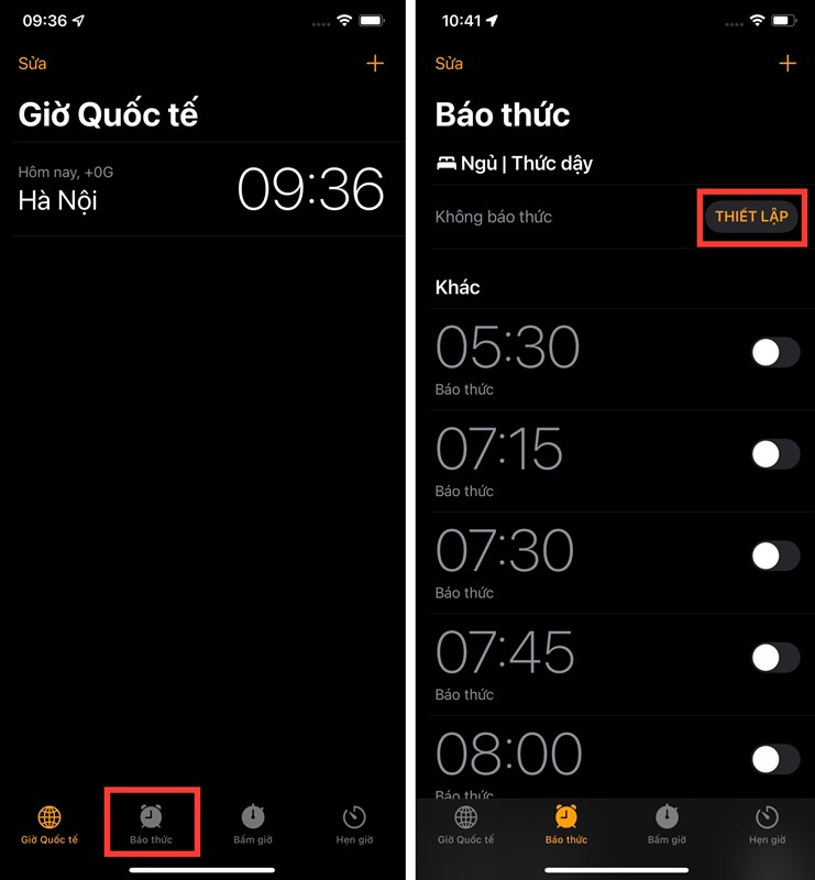 Hẹn giờ trên Android, hẹn giờ báo thức trên Android