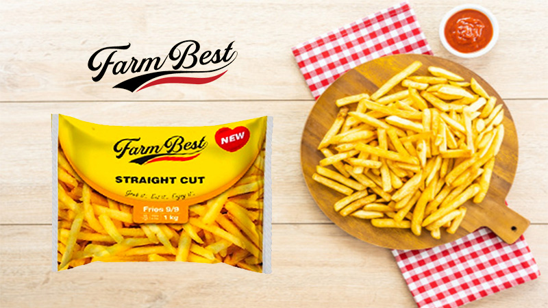 Khoai tây cắt thẳng đông lạnh Farm Best