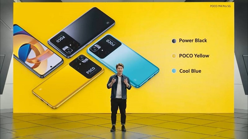 POCO M4 Pro 5G sở hữu màu sắc trẻ trung, đặc biệt là phiên bản màu vàng độc quyền POCO M4 Pro 5G sở hữu màu sắc trẻ trung, đặc biệt là phiên bản màu vàng độc quyền