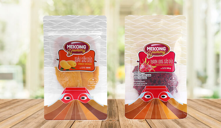 Nhâm nhi trái cây sấy dẻo Mekong Yummy thơm ngon, tiện lợi, ăn là ghiền