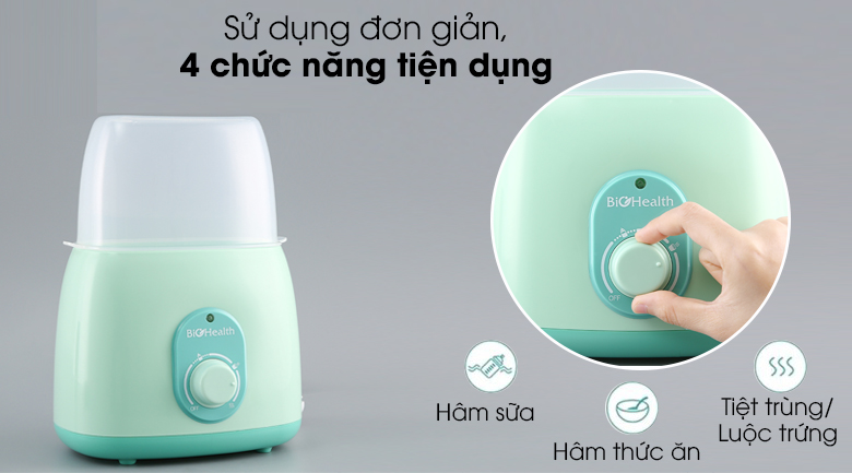 Máy hâm sữa đôi BioHealth BH9210