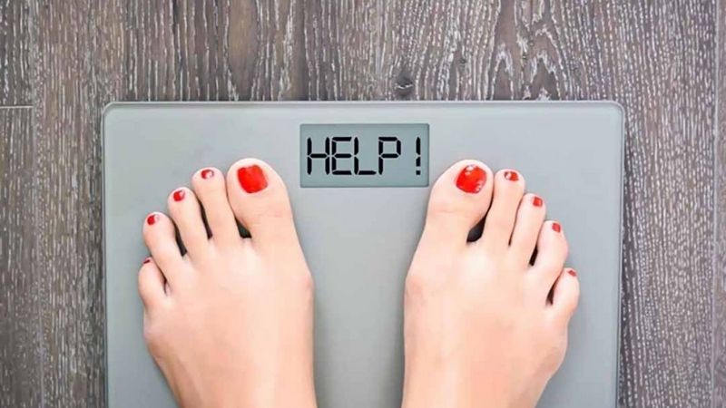 Tăng cân không mong đợi là một dấu hiệu của tình trạng thiếu i-ốt