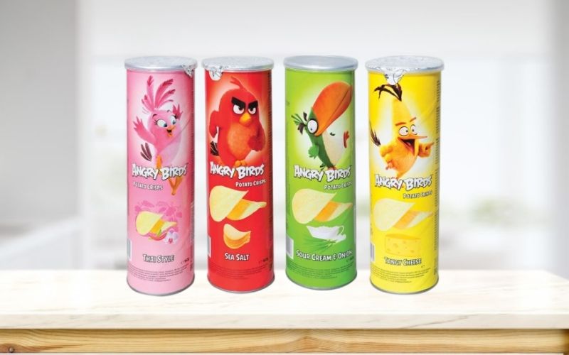 Thưởng thức khoai tây tự nhiên chuẩn Châu Âu với snack Angry Birds