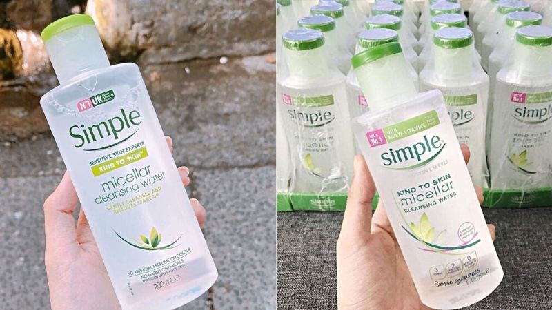 Nước tẩy trang Simple Kind To Skin Micellar Cleansing Water