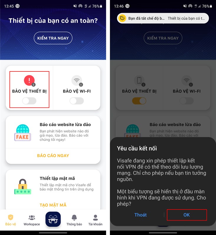 Hướng dẫn cách sử dụng ứng dụng Visafe để lướt web an toàn hơn
