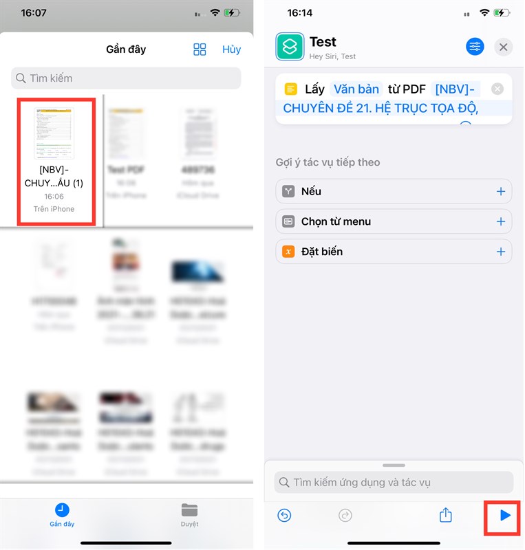 Cách lấy văn bản từ file PDF trên iPhone