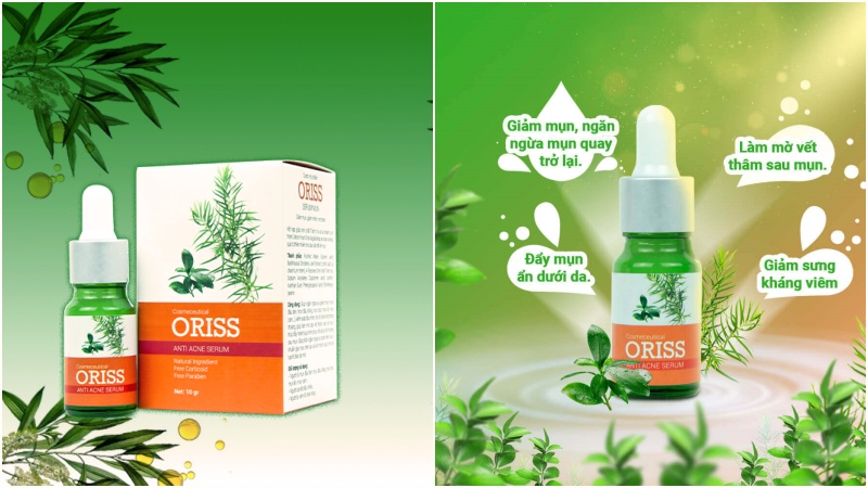 Serum trị mụn Oriss cho da nhạy cảm