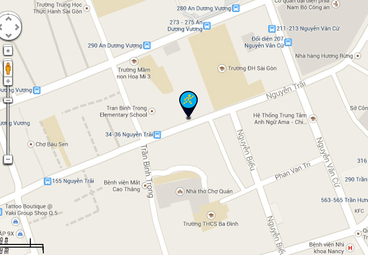 Bản đồ đến cửa hàng AVAFashion tại Số 12 đường Nguyễn Trãi, Phường 03, Quận 5, Tp. Hồ Chí Minh