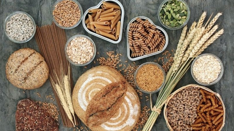 Nhiều loại ngũ cốc nguyên hạt giàu phốt pho