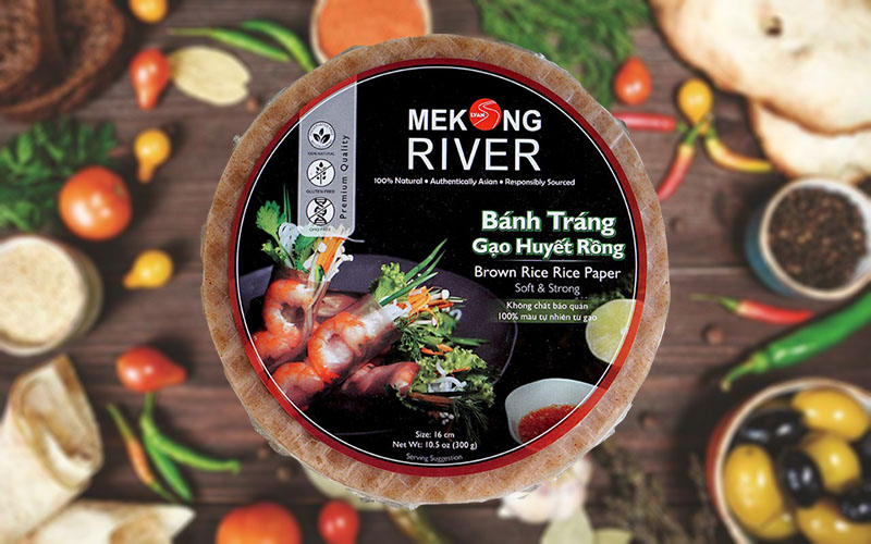 Bánh tráng Mekong River gạo huyết rồng