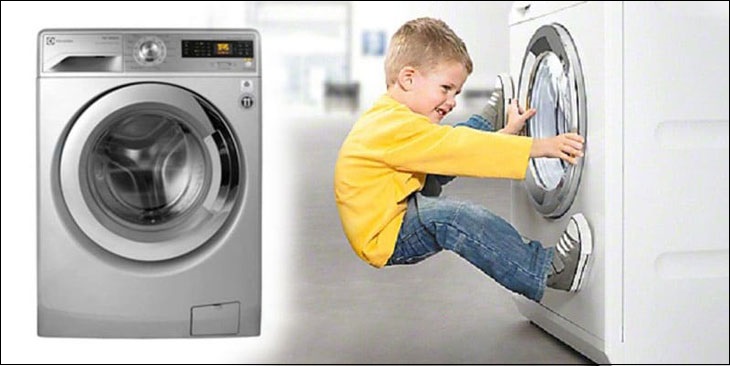 Dấu hiệu máy giặt Electrolux bị khóa