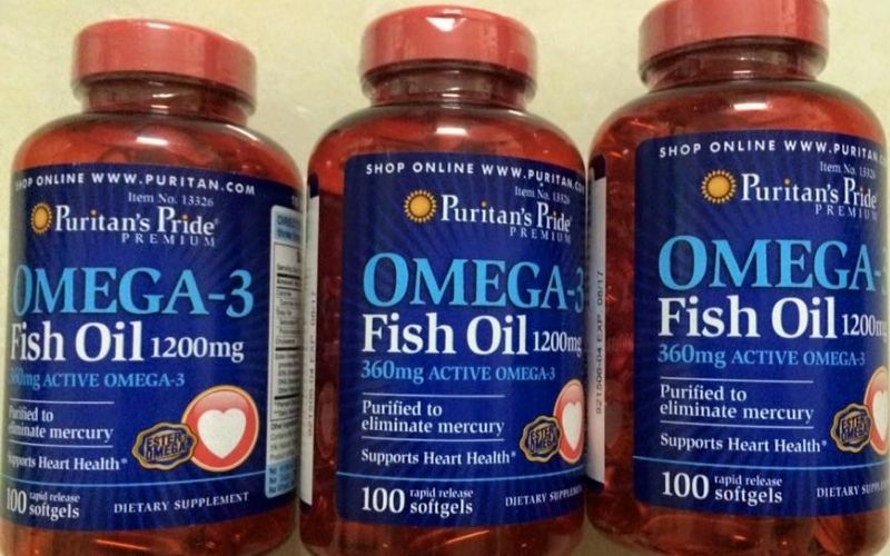 Dầu cá Omega 3 Fish Oil Puritan’s Pride