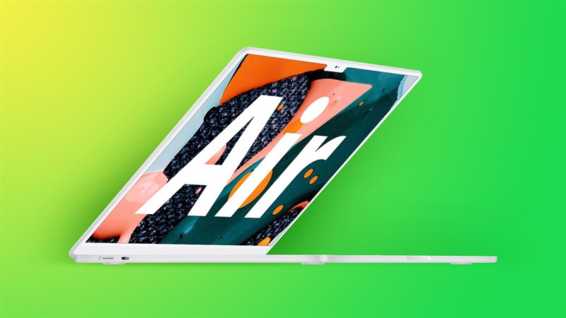 Hình ảnh render MacBook Air thế hệ mới 