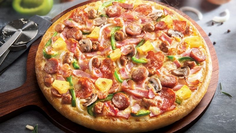 Pizza không cần men nở, không nhồi bột