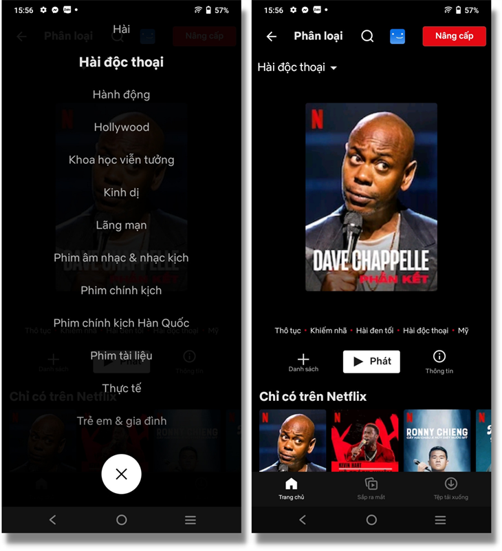 Là một fan của Hài độc thoại nên mình rất vui khi gói miễn phí của Netflix cung cấp cho mình những video về thể loại hài này. Là một fan của Hài độc thoại nên mình rất vui khi gói miễn phí của Netflix cung cấp cho mình những video về thể loại hài này.