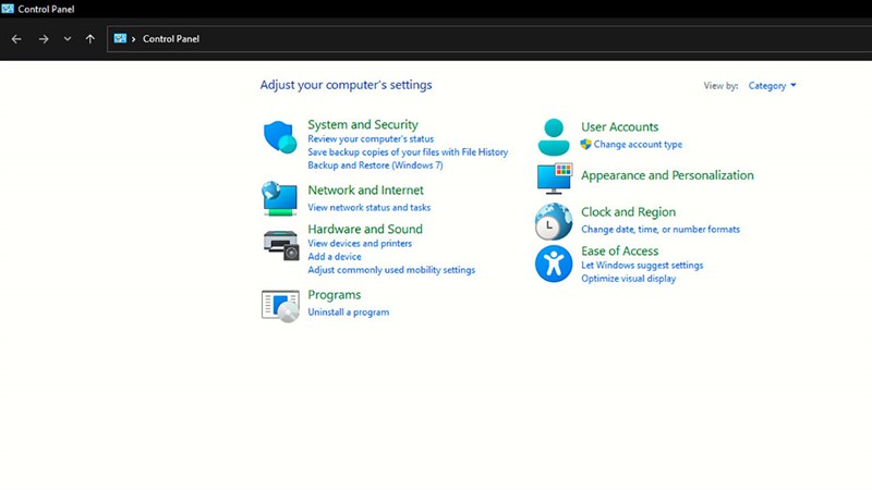 cách bật control panel trên máy tính windows 11 cách bật control panel trên máy tính windows 11
