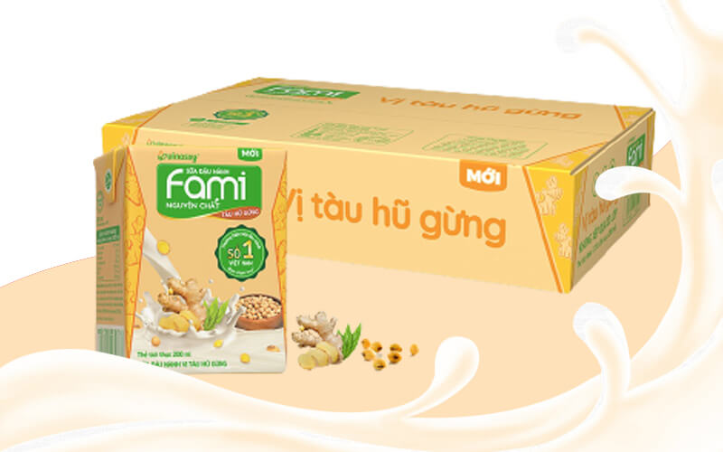 Sữa đậu nành vị tàu hủ gừng