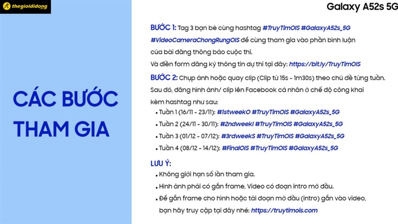 Cách chụp hình thông điệp OIS