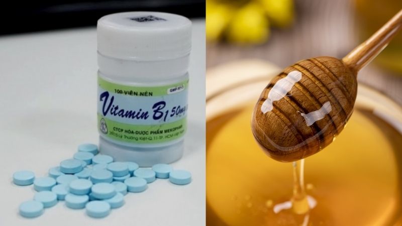 Acne prevention with a vitamin B1 and honey mask