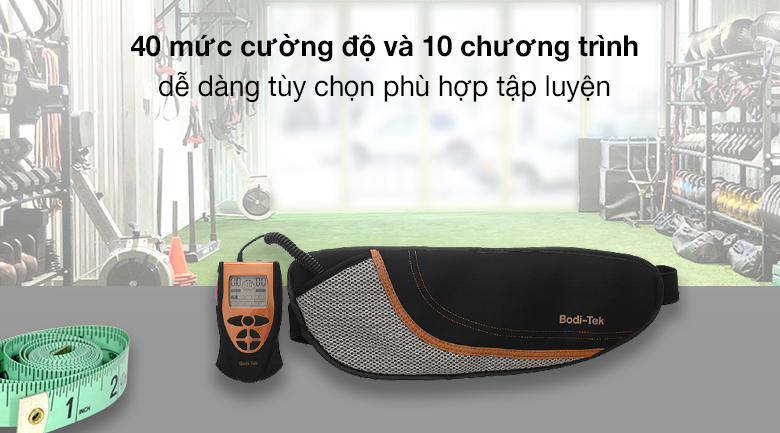 Hướng dẫn sử dụng máy massage bụng Rio > Thiết lập đai cho máy khi dùng