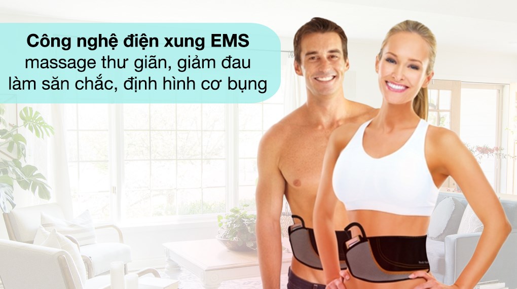 Hướng dẫn sử dụng máy massage bụng Rio > Tiến hành sử dụng