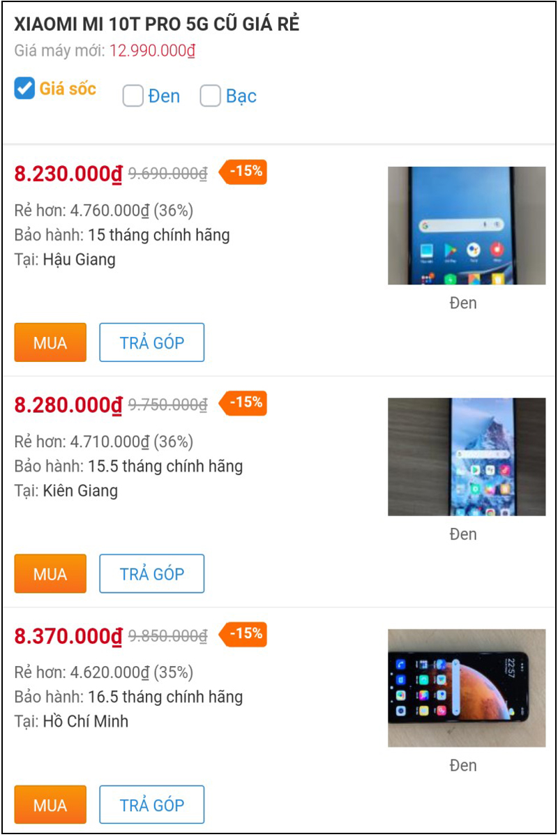 Xiaomi Mi 10T Pro 5G