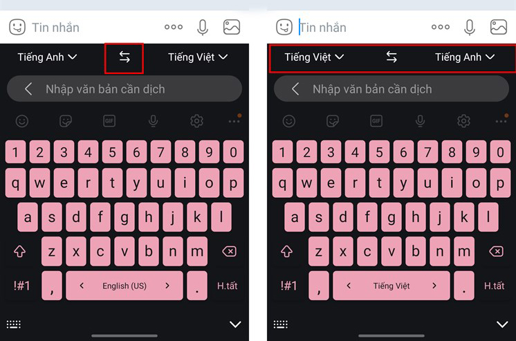 Cách dịch ngôn ngữ trên bàn phím Android