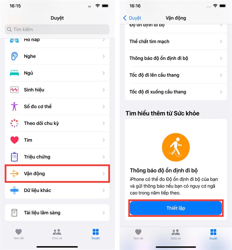 Cách phòng ngừa té ngã trên iPhone
