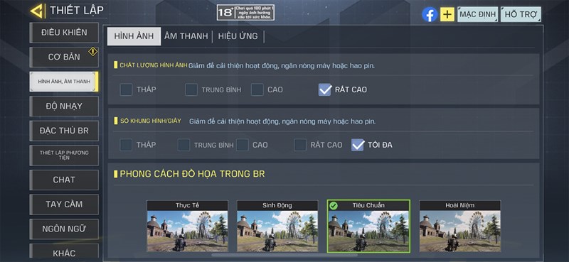 Thiết lập cấu hình Của Call Of Duty Mobile trên iPhone 13 Thiết lập cấu hình Của Call Of Duty Mobile trên iPhone 13